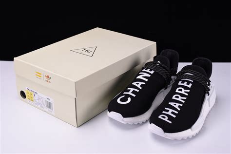 adidas x pharrell x chanel black human race nmd shroud|pharrell nmd human race.